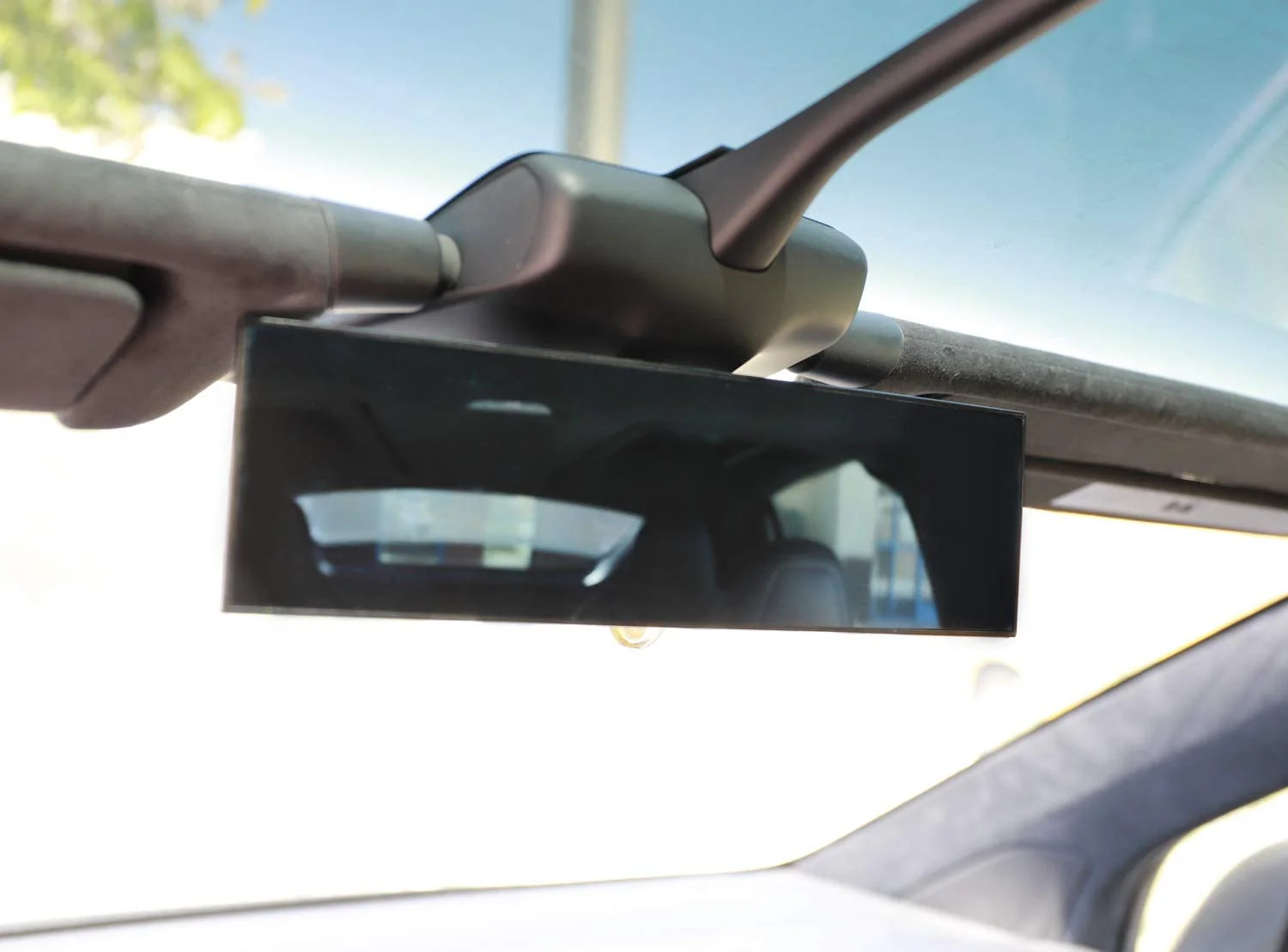Tesla Model S, 3, X, Y, Inside Rear-View Mirror, Wide-Angle View, Convex Clip On - Image 7