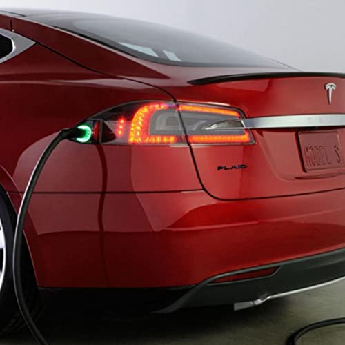 Tesla Model S, 3, X, Y Plaid Badge 3D Logo Rear Letter Set Emblem, Matte Black - Image 3