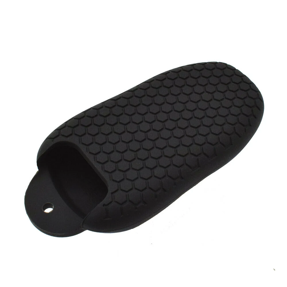 Tesla Model S, 3, Y Silicone Key Fob Case Cover, Rugged Black - Image 3