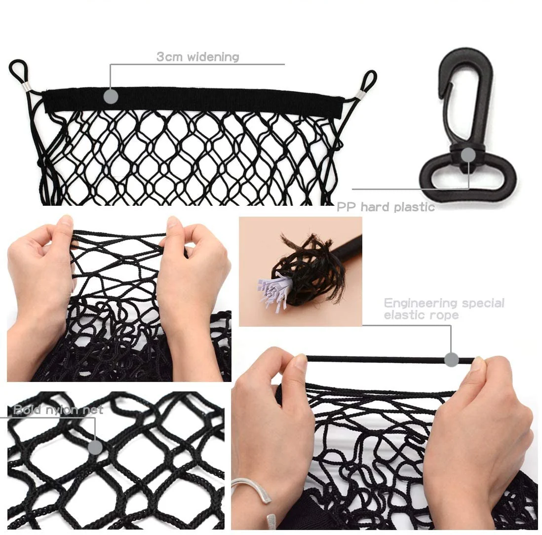 Tesla Model S, 3, X, Y Trunk Cargo Net, Rear, (Envelope Style) - Image 3
