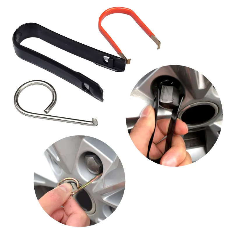 Tesla Model S, 3, X, Y Wheel Cap, Lug Nut Cap Trim Removal Tool Kit - Image 2