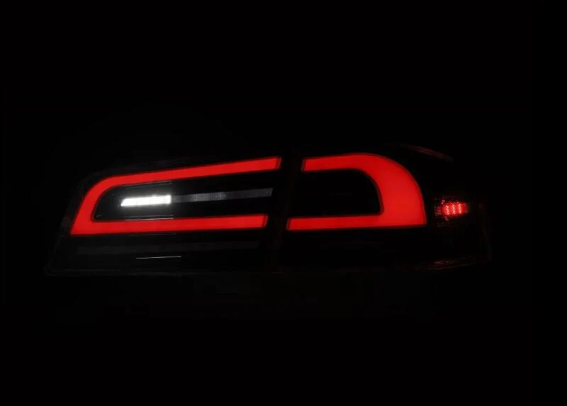 Tesla Model S AlphaRex LUXX-Series LED Taillights, Black/Red, 2012-2021 - Image 6