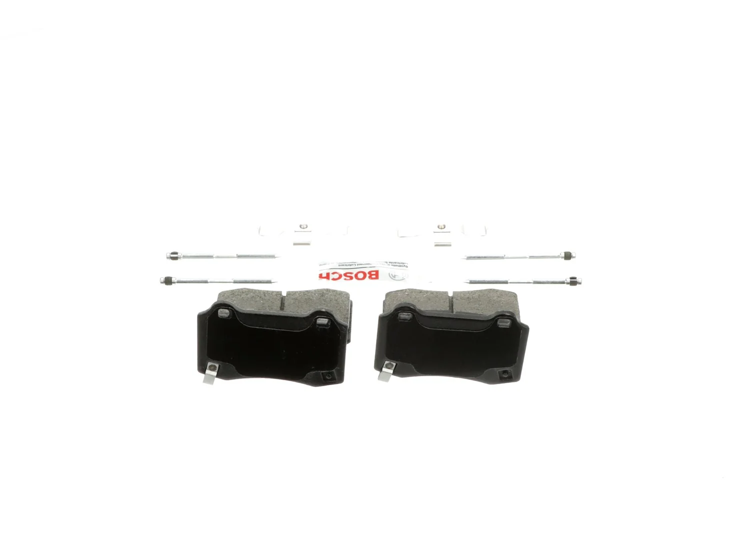 Tesla Model S Bosch Blue Semi-Metallic Rear Brake Pads with Hardware, 2012-2017 - Image 2