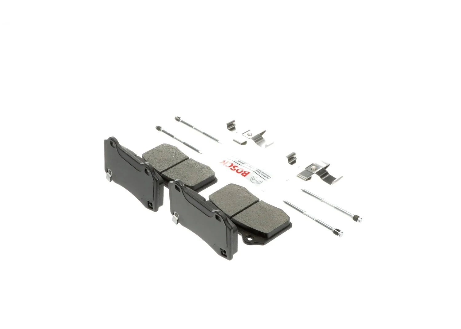 Tesla Model S Bosch Blue Semi-Metallic Rear Brake Pads with Hardware, 2012-2017 - Image 4
