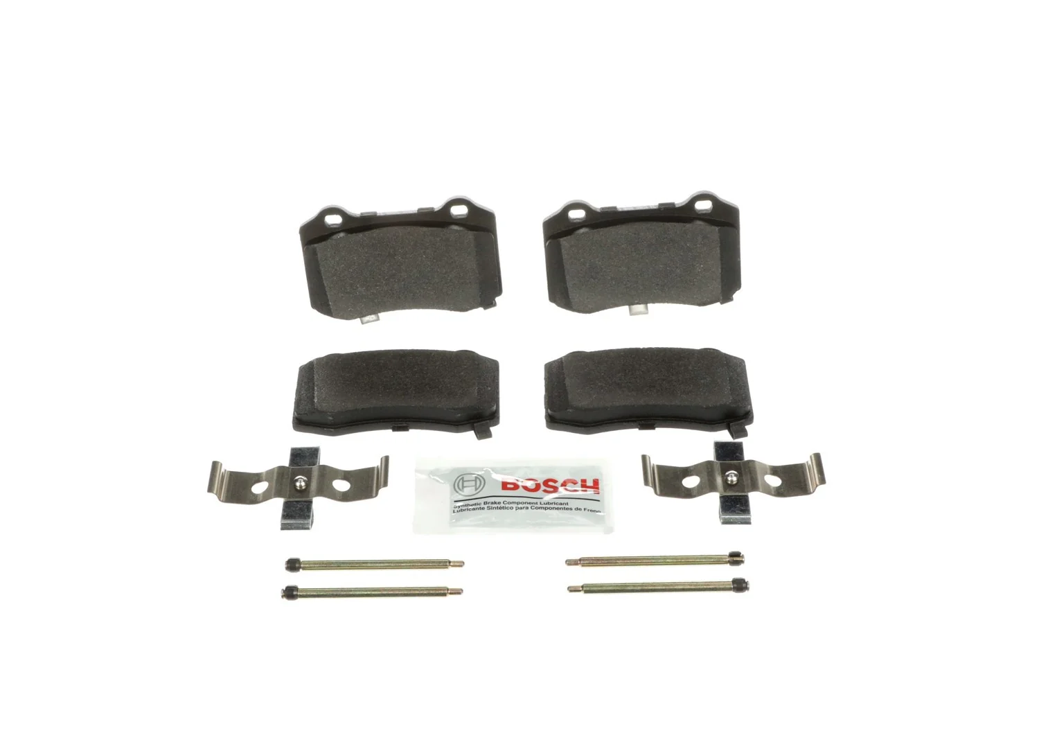 Tesla Model S Bosch Blue Semi-Metallic Rear Brake Pads with Hardware, 2018-2021