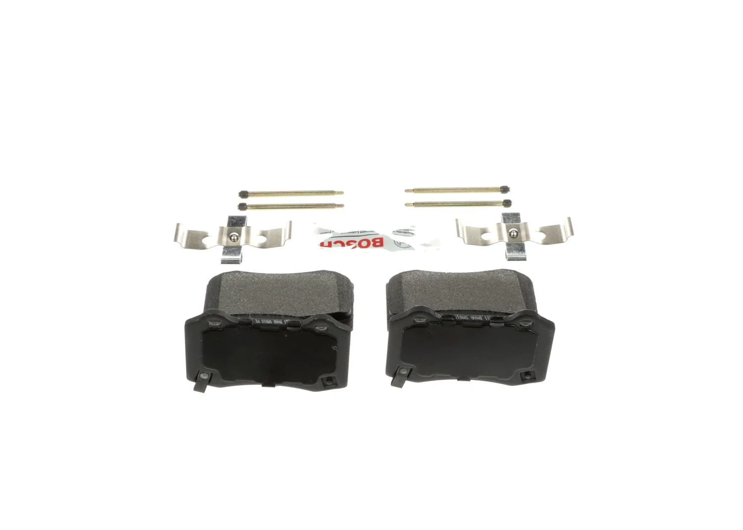 Tesla Model S Bosch Blue Semi-Metallic Rear Brake Pads with Hardware, 2018-2021 - Image 2