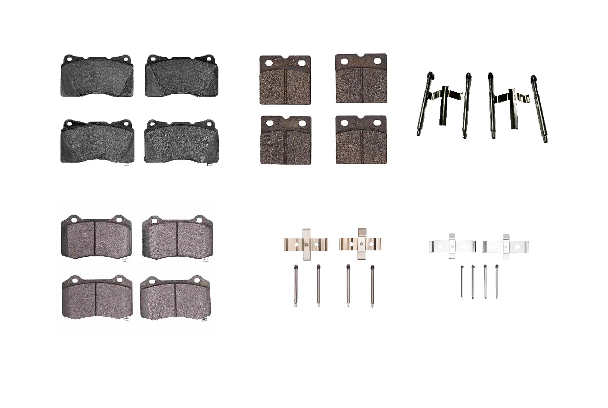 Tesla Model S Complete Brake Pad Bundle Kit, Front & Rear, 2012-2021