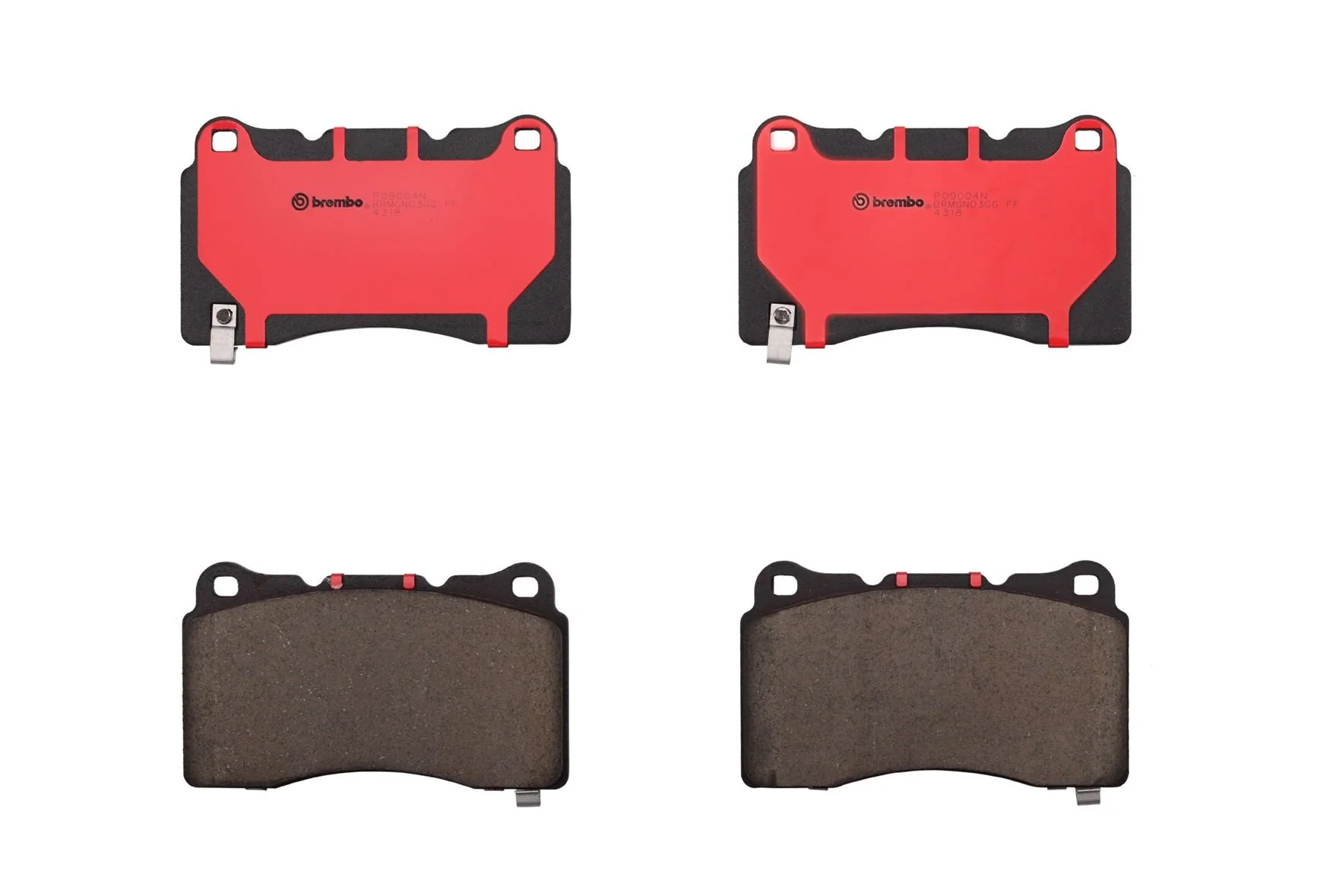 Tesla Model S Brembo Front Brake Pads, 2012-2021