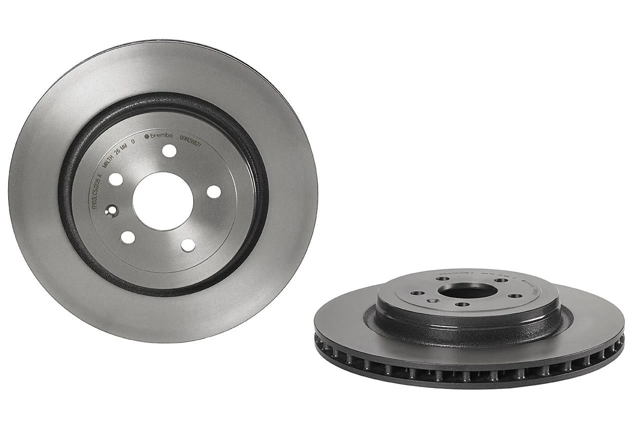 Tesla Model S Brembo Rear Brake Rotor, 2012-2018 - Image 2