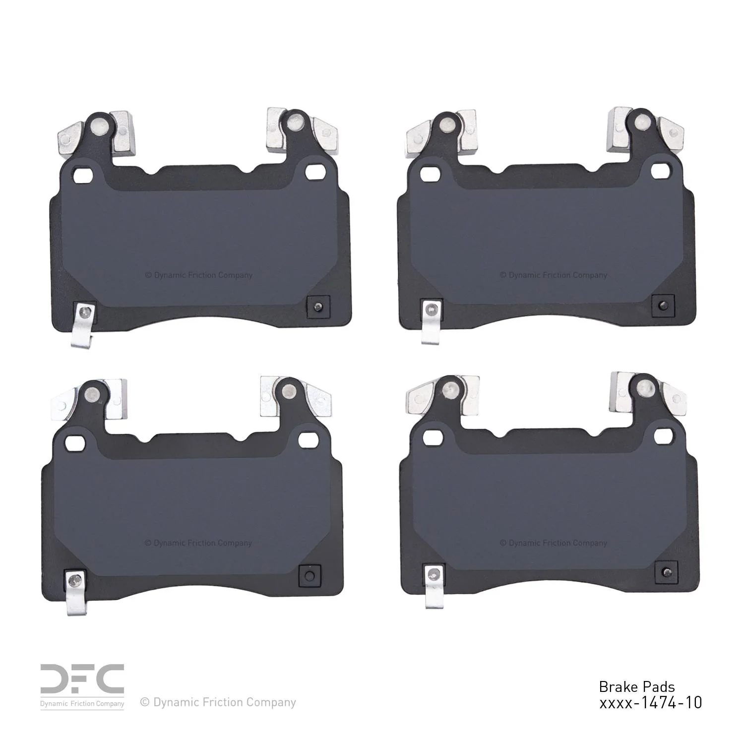 Tesla Model S DFC 3000 Ceramic Front Disc Brake Pads, 2012-2013 - Image 2