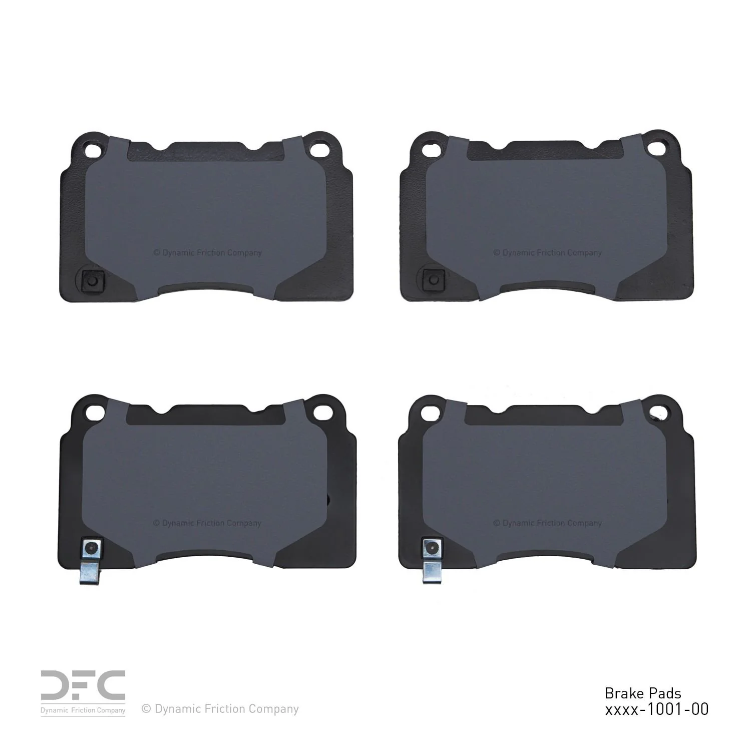 Tesla Model S DFC 3000 Ceramic Front Disc Brake Pads, 2014-2021 - Image 2