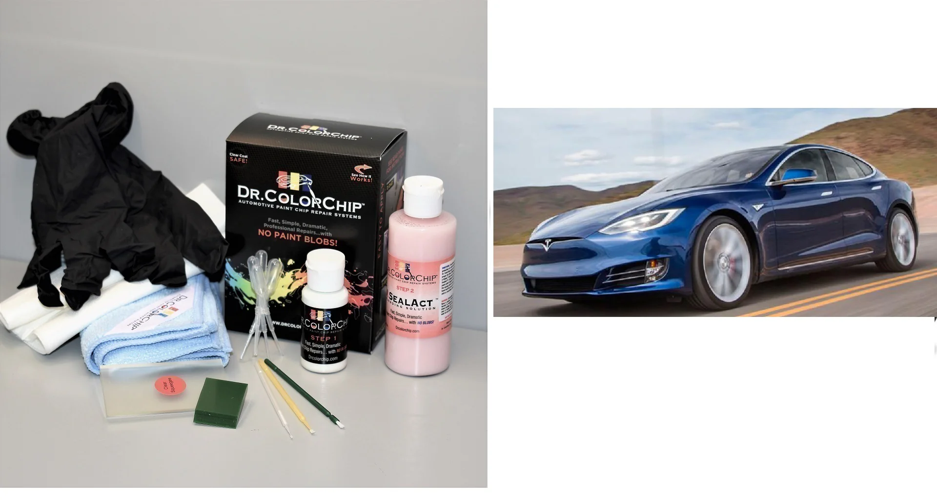 Tesla Model S Exterior Touch Up Paint Kit, Dr Color Chip, Squirt 'n Squeegee PLUS, 2012-2025 - Image 20