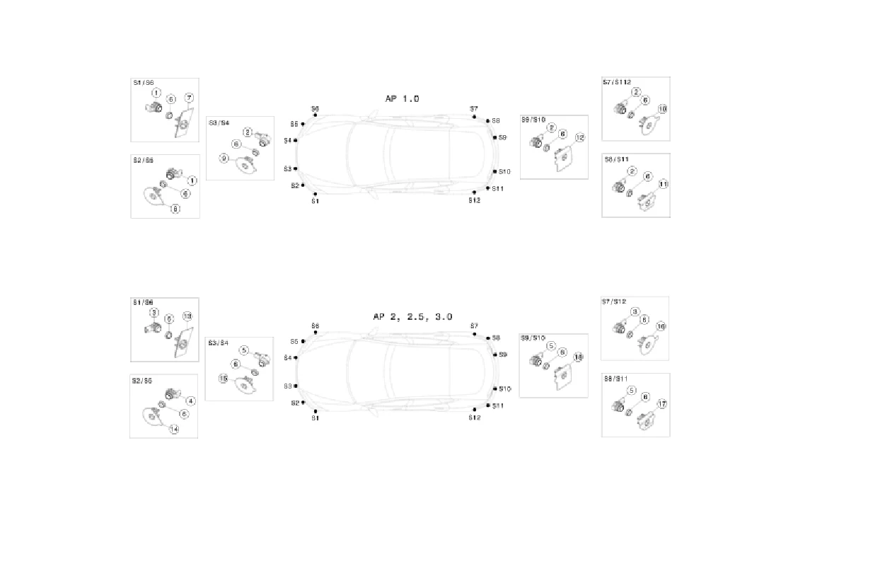 Tesla Model S Front Bumper Park Assist Sensor Retainer, Front Left S2, 2012-2021 - Image 3
