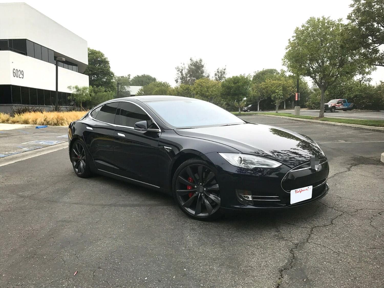 Tesla Model S Front License Plate Mount, No Hole, 2012-2016 - Image 4