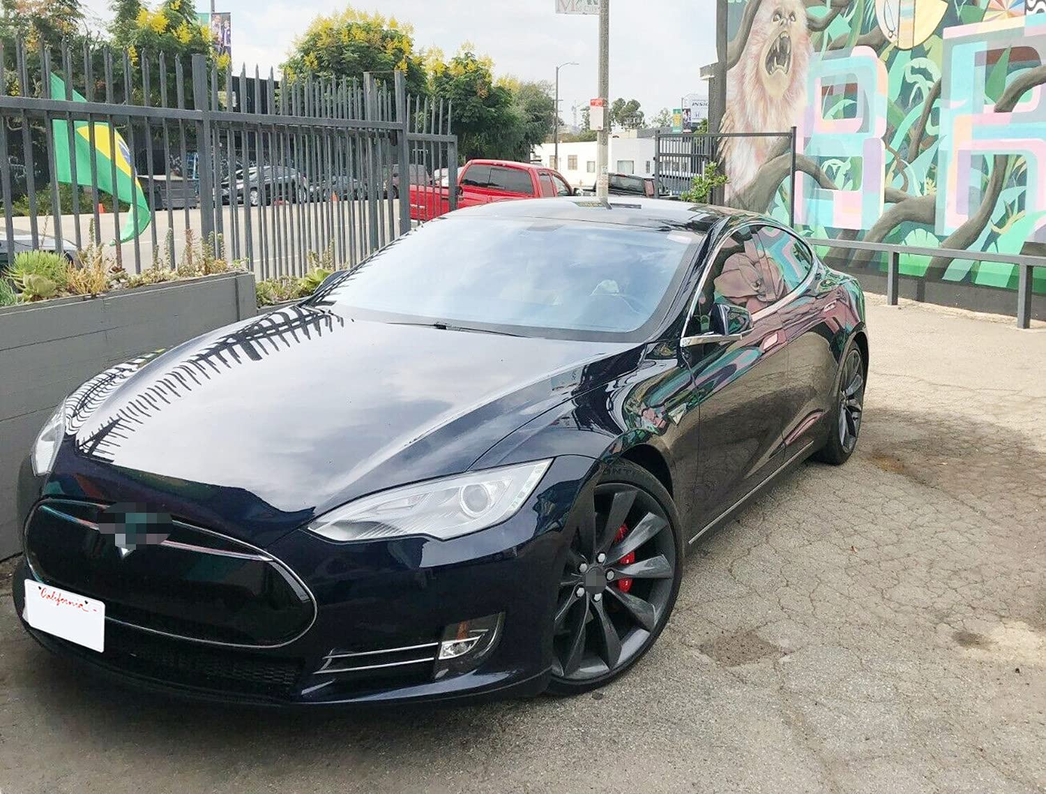 Tesla Model S Front License Plate Mount, No Hole, 2012-2016 - Image 5