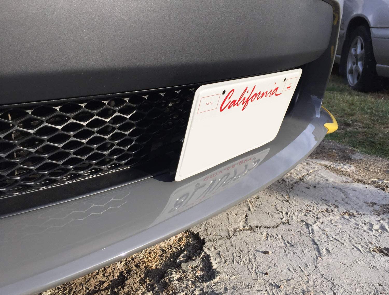Tesla Model S Front License Plate Mount, No Hole, 2012-2016 - Image 6