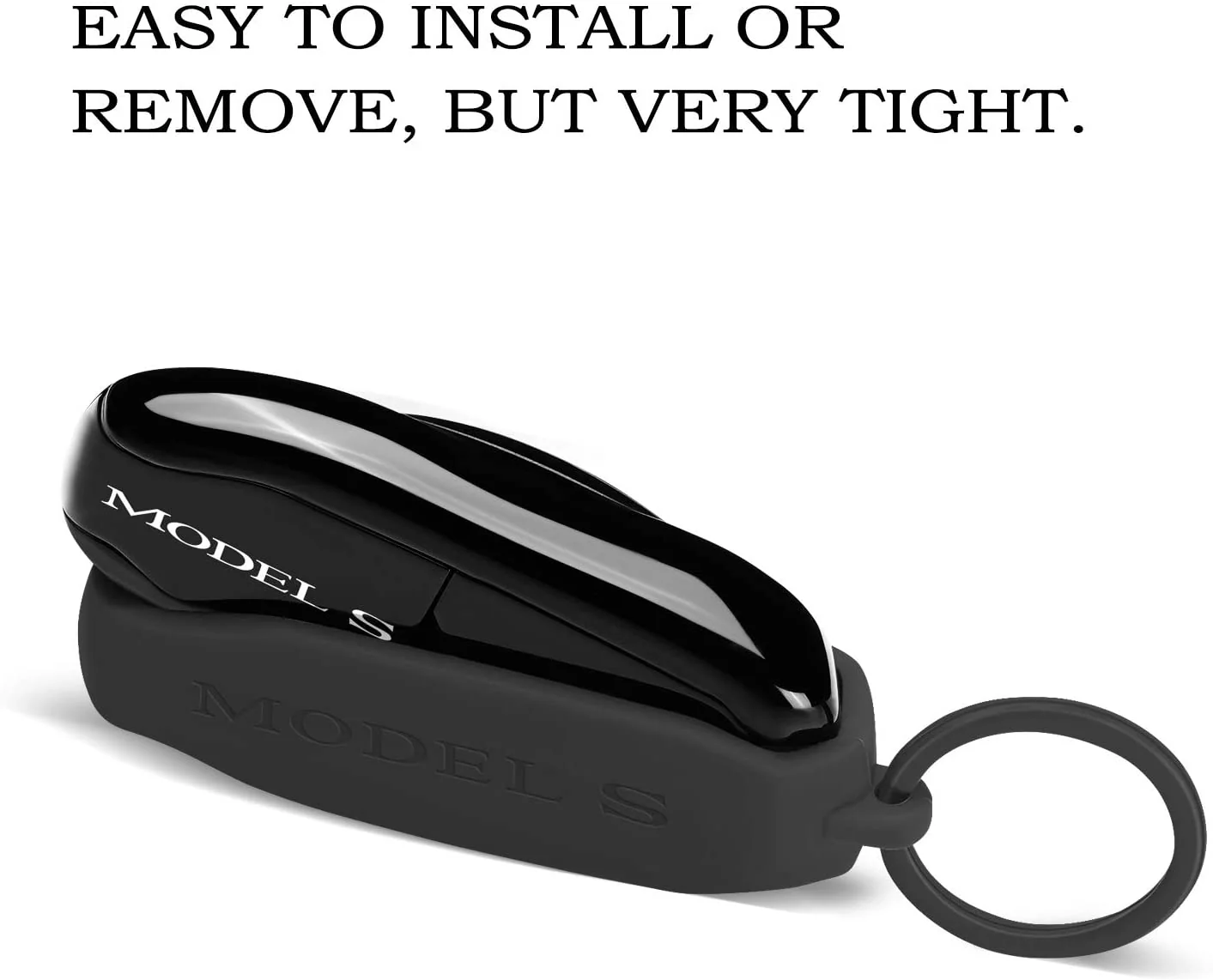 Tesla Model S Key Fob Cover Shell Protector Case Holder, Black, 2012-2026 - Image 3