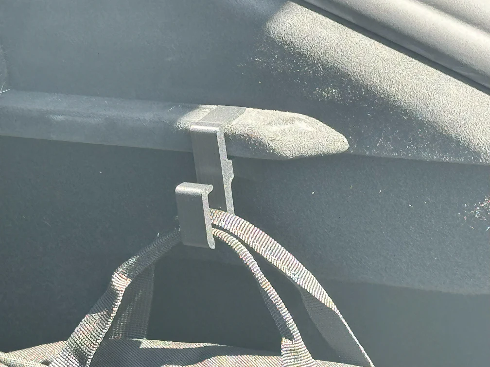Tesla Model S Rear Trunk Grocery, Storage Hook Hangers, 2021-2025 - Image 3