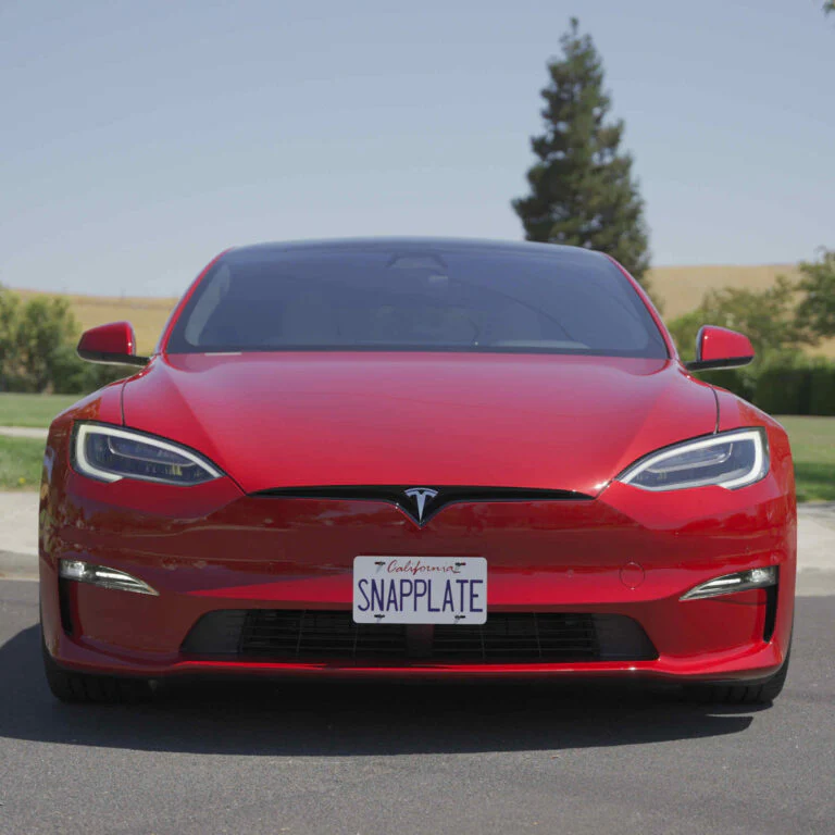Tesla Model S SNAPPLATE Front License Plate Mount, Removable, 2021-2025 - Image 3