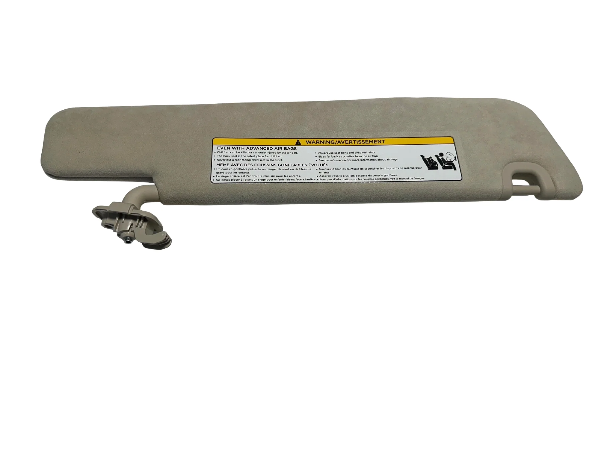 Tesla Model S Sun Visor, Left, Beige, 2012-2020 - Image 2