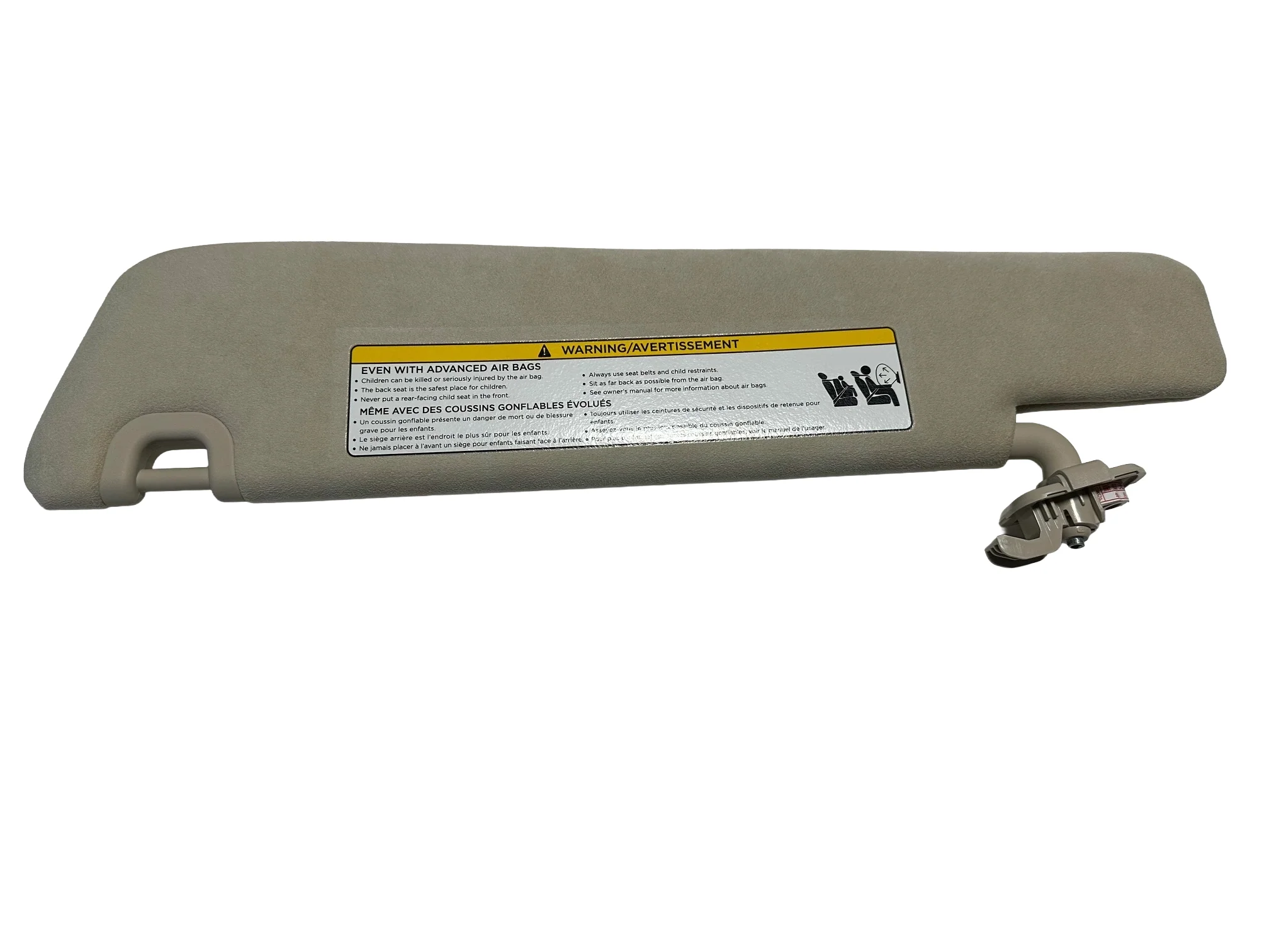 Tesla Model S Sun Visor, Right, Beige, 2012-2020 - Image 2