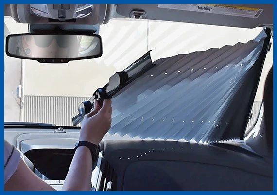 Tesla Model S The Original Retractable Sun Shade, Silver, 2012-2023 - Image 2