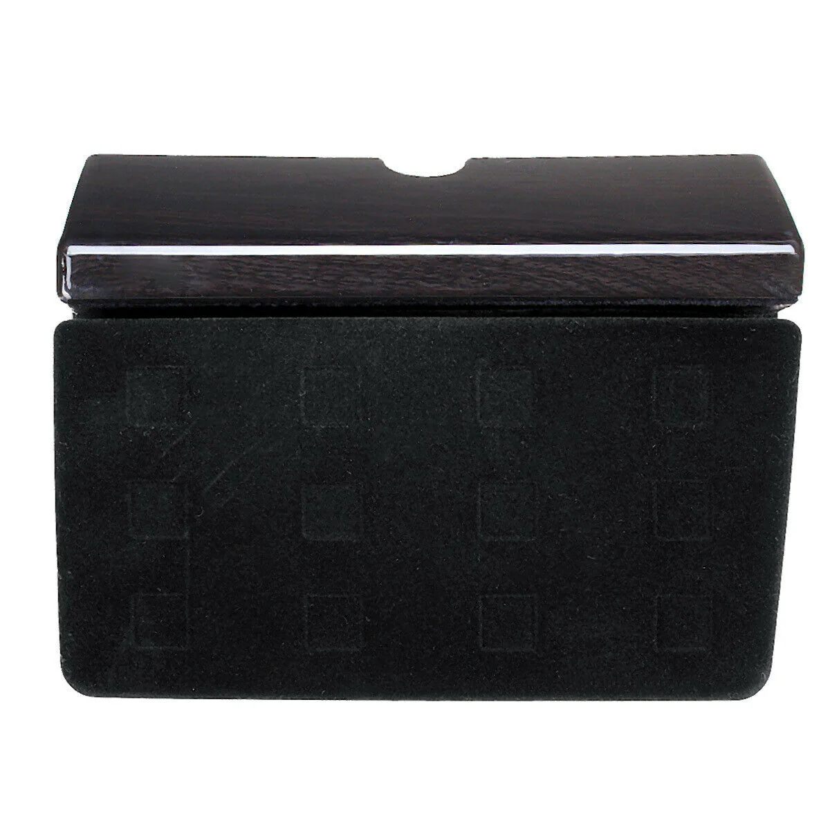 Tesla Model S, X Cubby Center Console Organizer Storage Box Drawer Tray, Black Wood Grain, 2012-2021 - Image 3