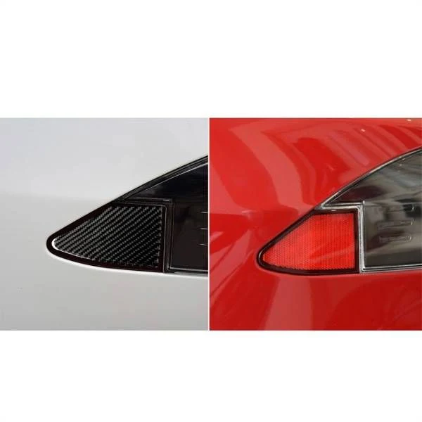 Tesla Model S, X Charging Port Panel Decal, 3D Sticker, Carbon Fiber, 2014-2019 - Image 2