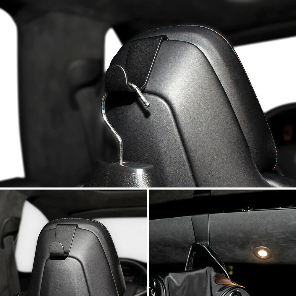 Tesla Model 3, Y, S, X Headrest Coat Hook For Seat Back, Aluminum - Image 7