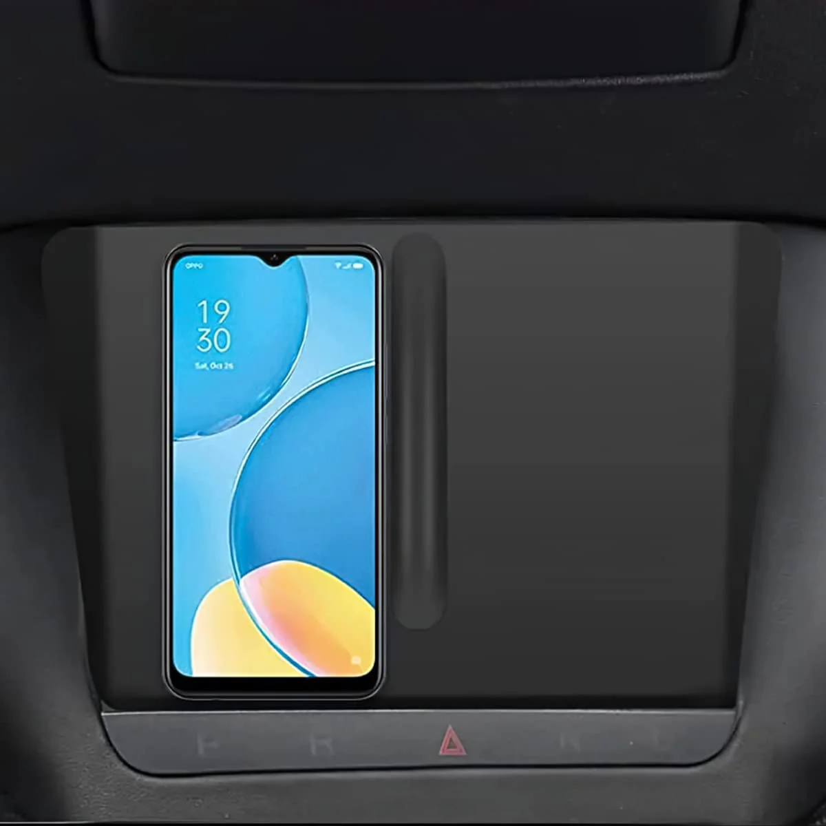 Tesla Model S, X Plaid Center Console Silicone Charging Pad, Black, 2021-2024 - Image 4
