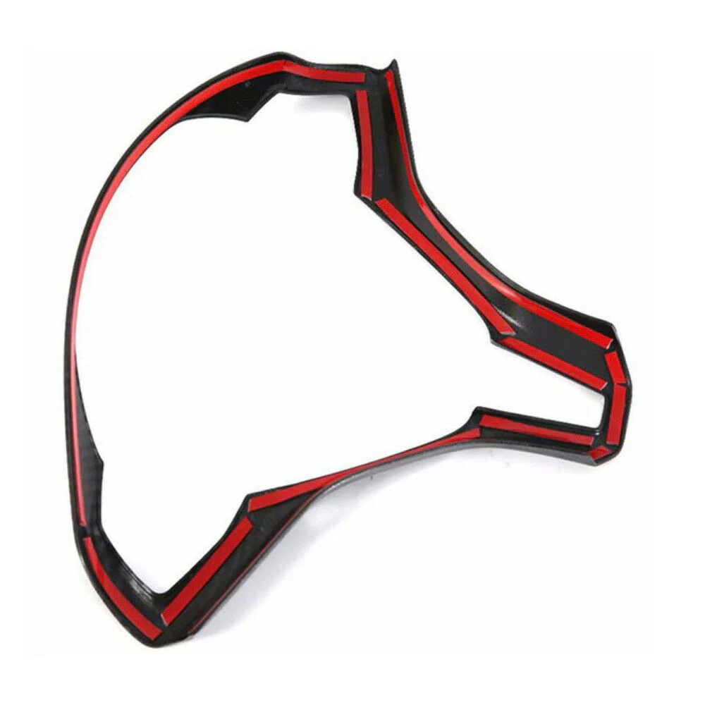 Tesla Model S, X Steering Wheel Trim Cover, ABS, Black Matte Carbon Fiber, 2012-2020 - Image 4