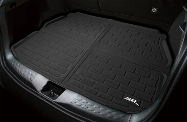 Tesla Model X 3D MAXpider Behind 3rd Row Kagu Cargo Liner, Black, 2016-2020 - Image 3