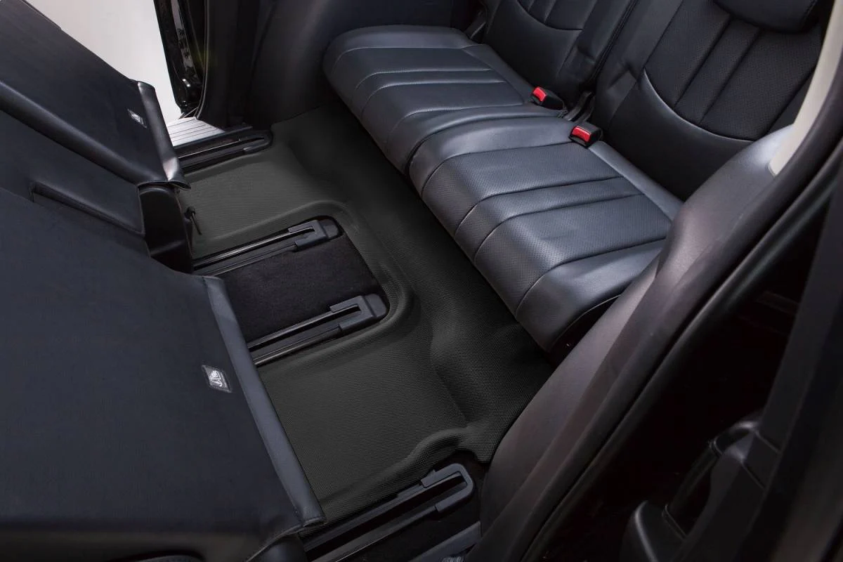 Tesla Model X 3D MAXpider Folding 7-Seats Kagu 3rd Row Floormat, Black, 2017-2020 - Image 2