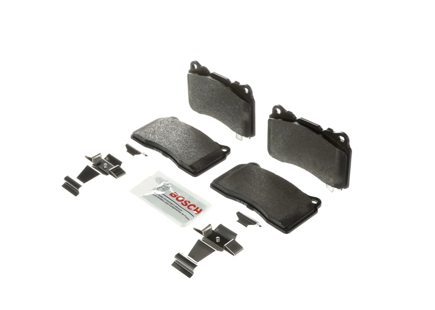 Tesla Model S Bosch Blue Semi-Metallic Front Brake Pads with Hardware, 2015-2021 - Image 4