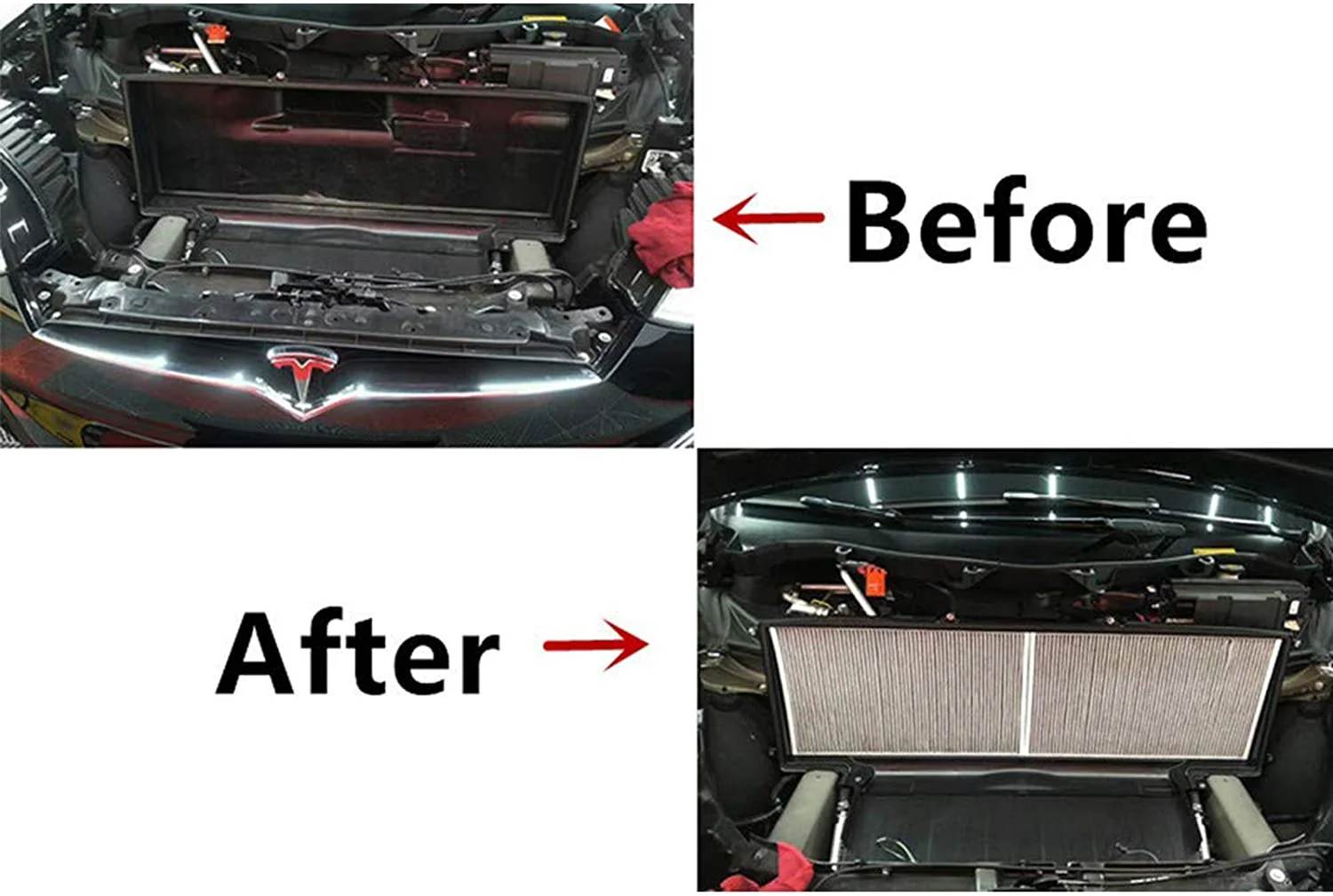 Tesla Model X Cabin Air Filter Intake In Frunk with Activated Carbon, 2016-2021 - Image 2