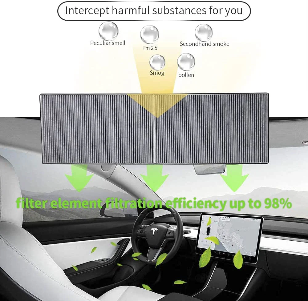Tesla Model X Cabin Air Filter Intake In Frunk with Activated Carbon, 2016-2021 - Image 3