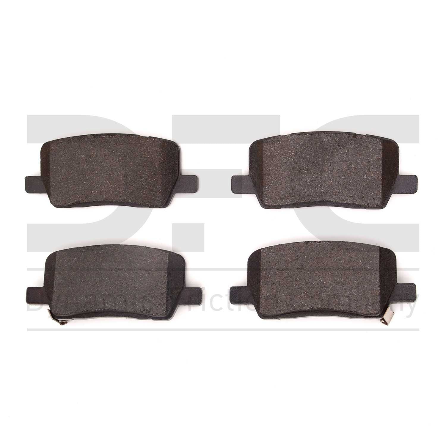 Tesla Model X DFC 5000 Advanced Ceramic Front Disc Brake Pads, 2016-2021 - Image 2