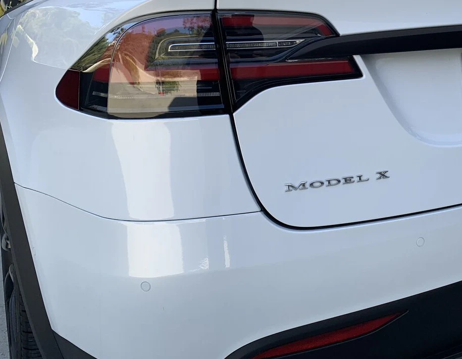 Tesla Model X Emblem Badge, 3D Chrome, 2016-2026 - Image 2