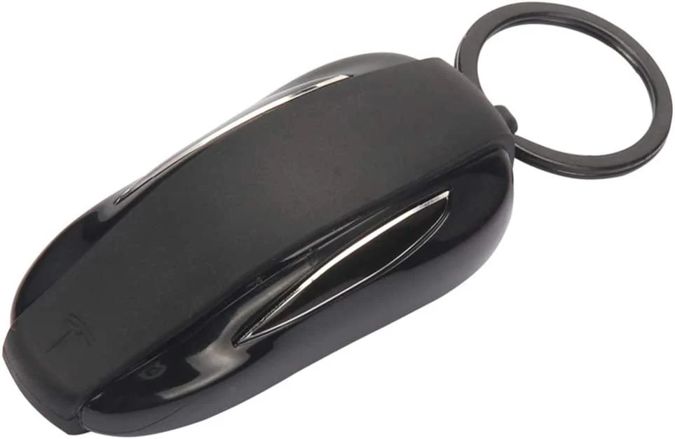 Tesla Model X Key Fob Cover Shell Protector Case Holder, Black, 2016-2026 - Image 2