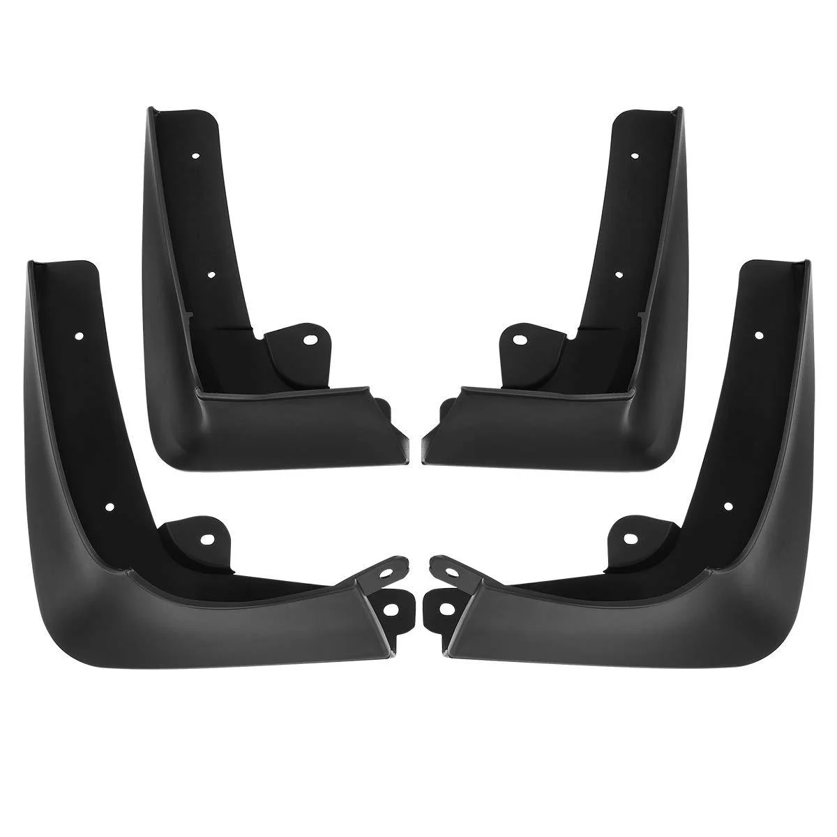 Tesla Model X Mud Flaps, No Drill, Premium Front & Rear Set, 4-Pc, 2016-2021 - Image 2