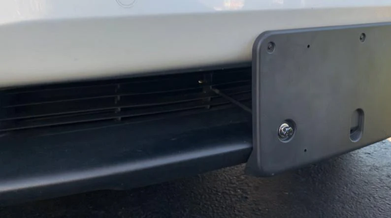 Tesla Model X No-Hole Front License Plate Installation Kit, 2015-2021 - Image 2