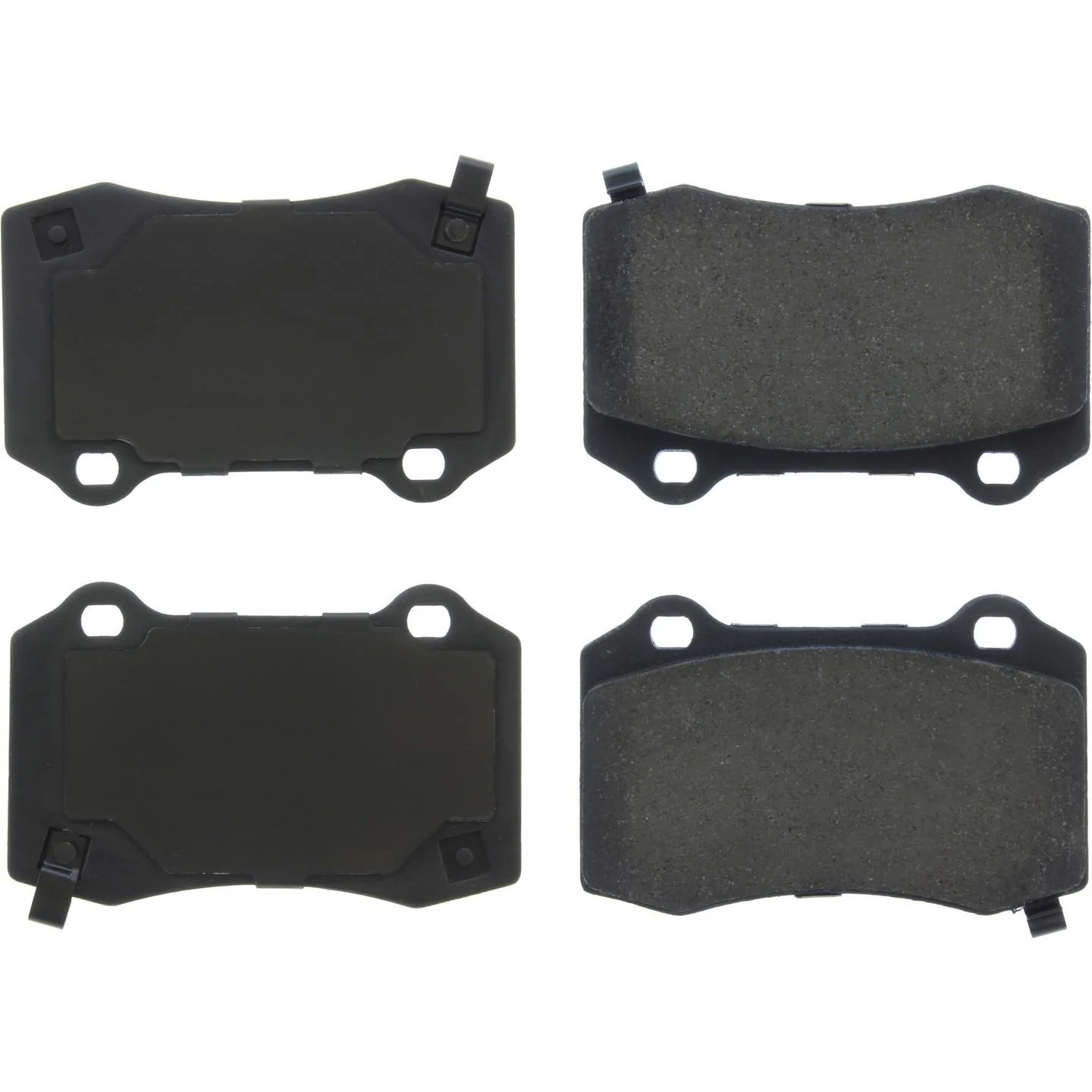 Tesla Model X Posi-Quiet Rear Ceramic Brake Pads with Shims, 2017-2019