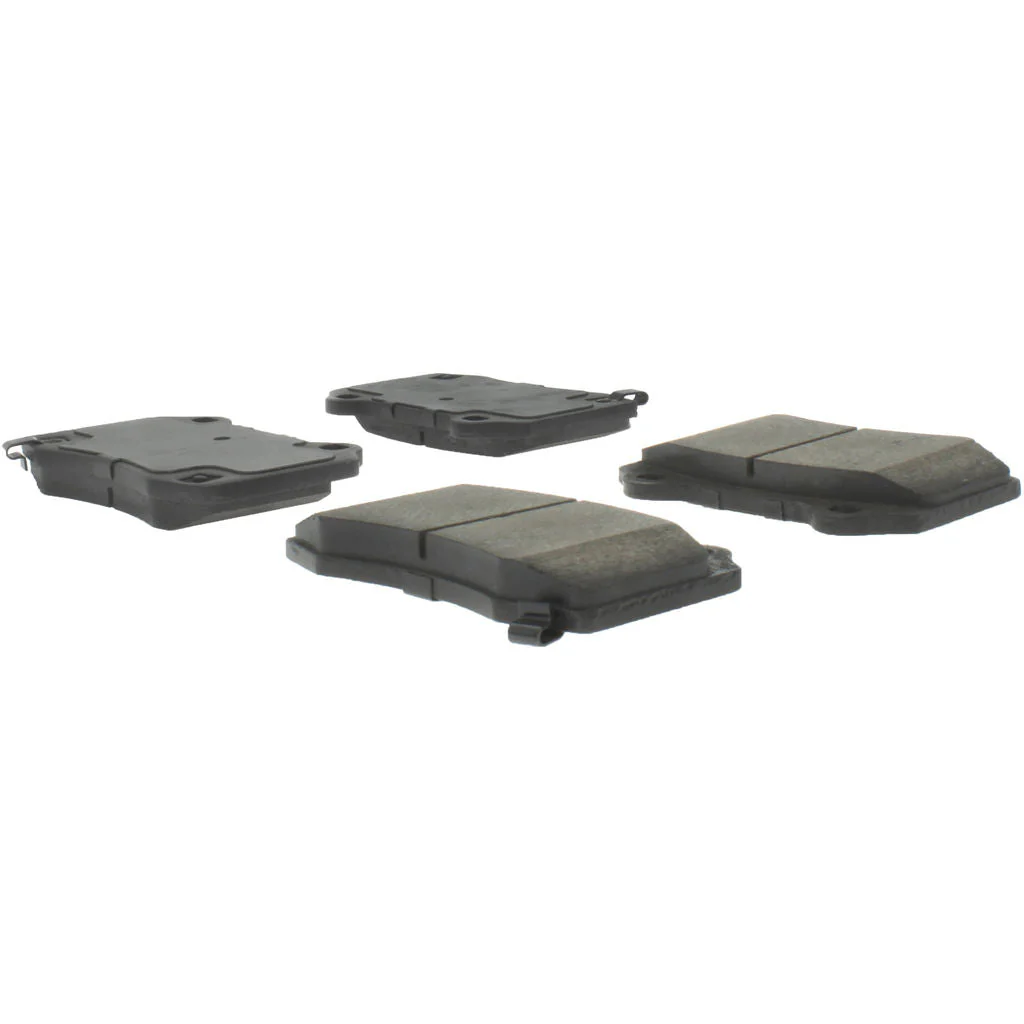 Tesla Model X Posi-Quiet Rear Semi-Metallic Brake Pads with Shims, 2017-2019 - Image 2