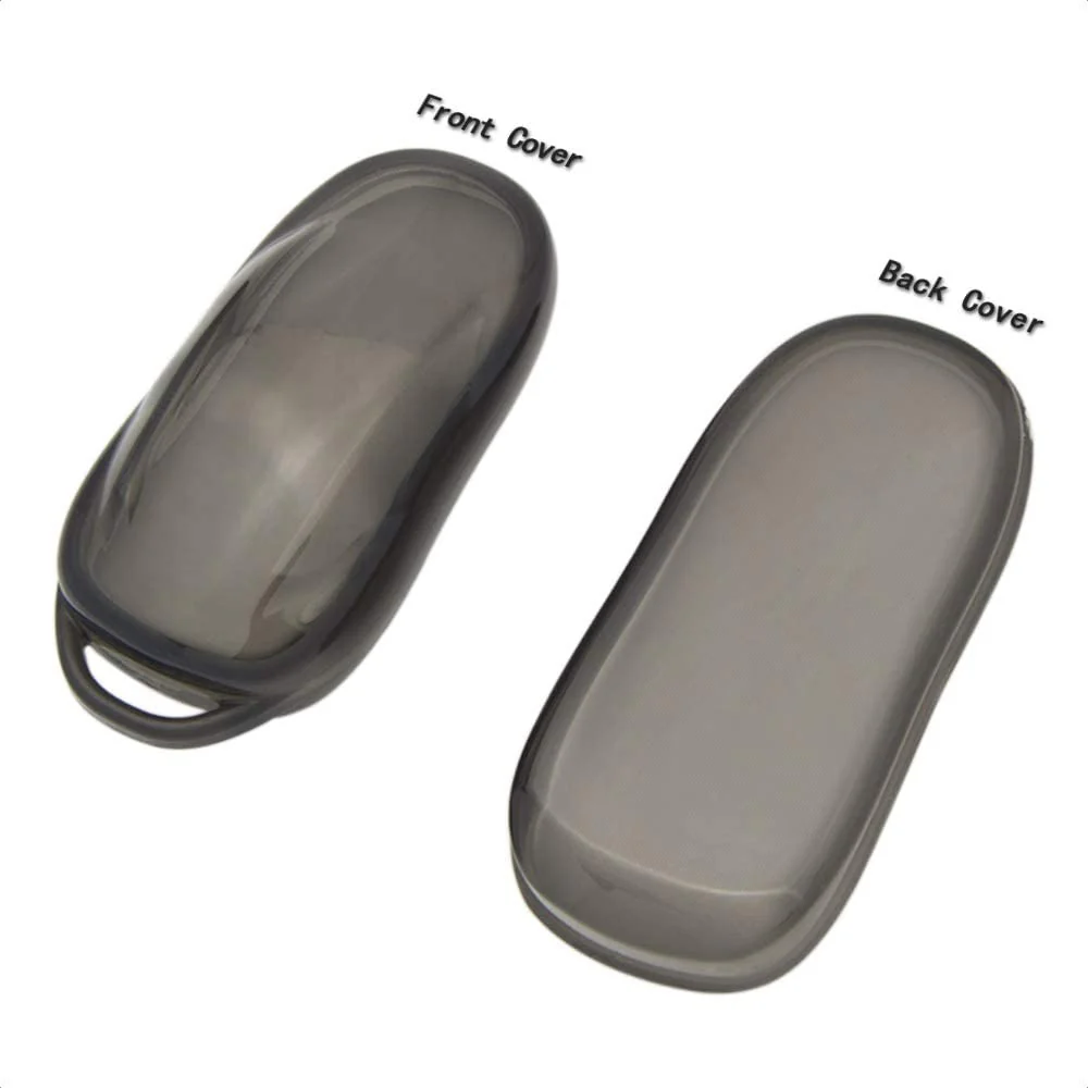 Tesla Model X Soft TPU Key Fob Case Cover, Black - Image 2