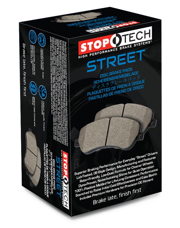 Tesla Model X StopTech Street Touring Rear Brake Pads, 2017-2019 - Image 3