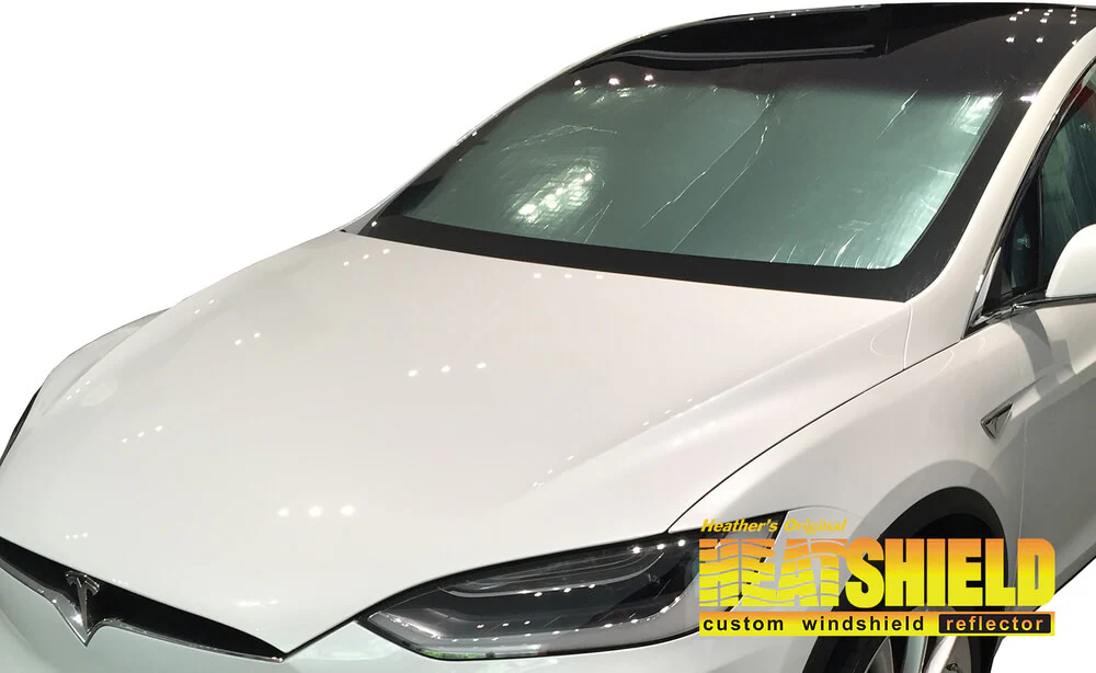 Tesla Model X Sun Shade, Heatshield Custom-Fit Silver Series, 2016-2023