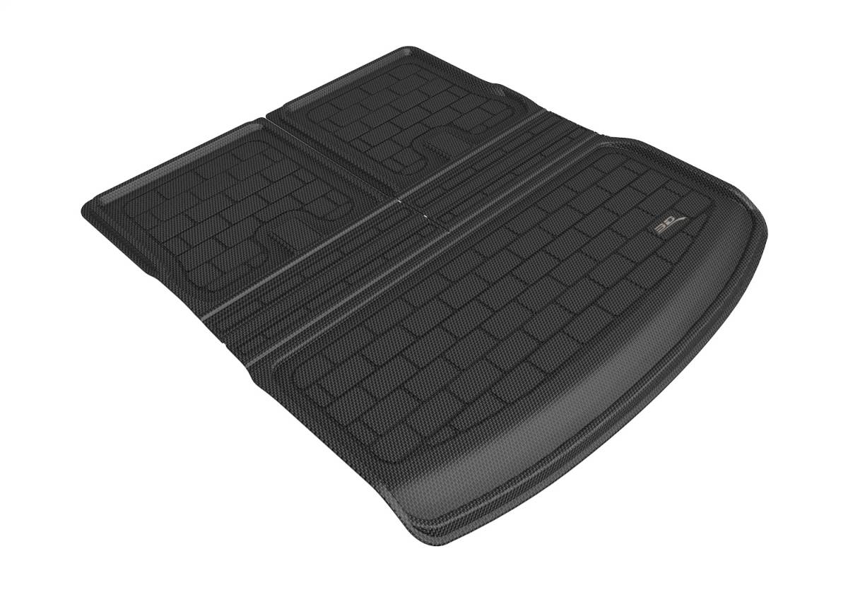 Tesla Model Y 7-Seater 3D MAXpider Kagu Cross Fold Cargo Liner, Black, 2021-2023