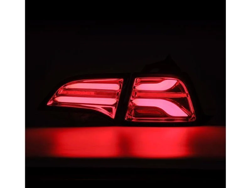 Tesla Model Y Alpharex Led Pro Series Led Taillights, Sequential Turn Signal, Red, 2020-2024 - Image 4