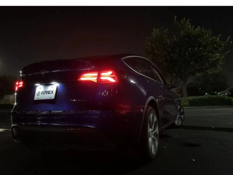 Tesla Model Y Alpharex Led Pro Series Led Taillights, Sequential Turn Signal, Red, 2020-2024 - Image 8