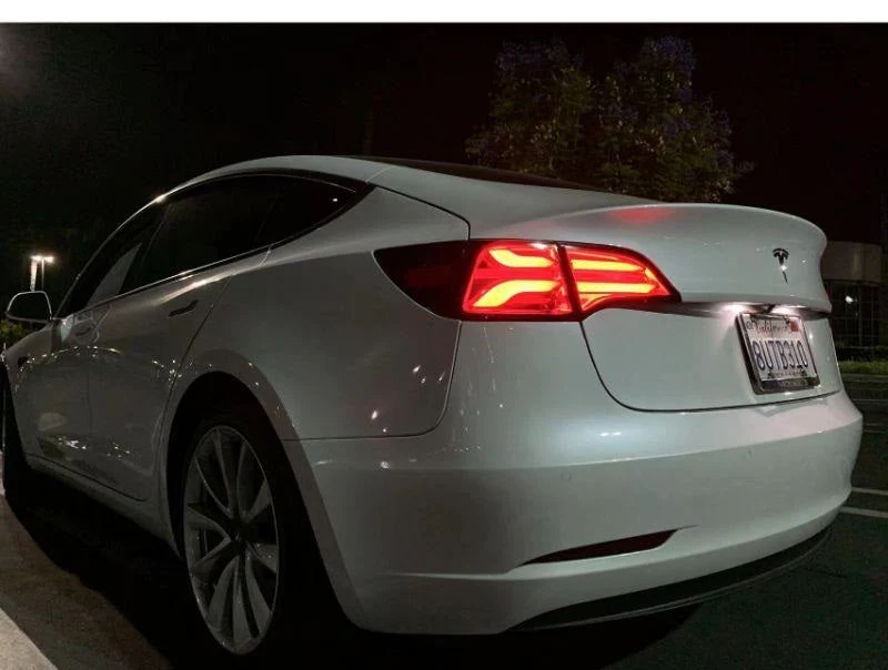 Tesla Model Y Alpharex Led Pro Series Led Taillights, Sequential Turn Signal, Red, 2020-2024 - Image 9